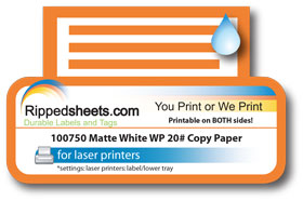 Waterproof copy paper 20