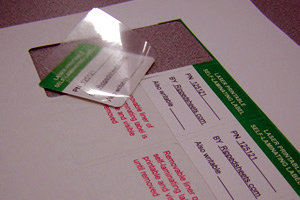 Self Laminating Label